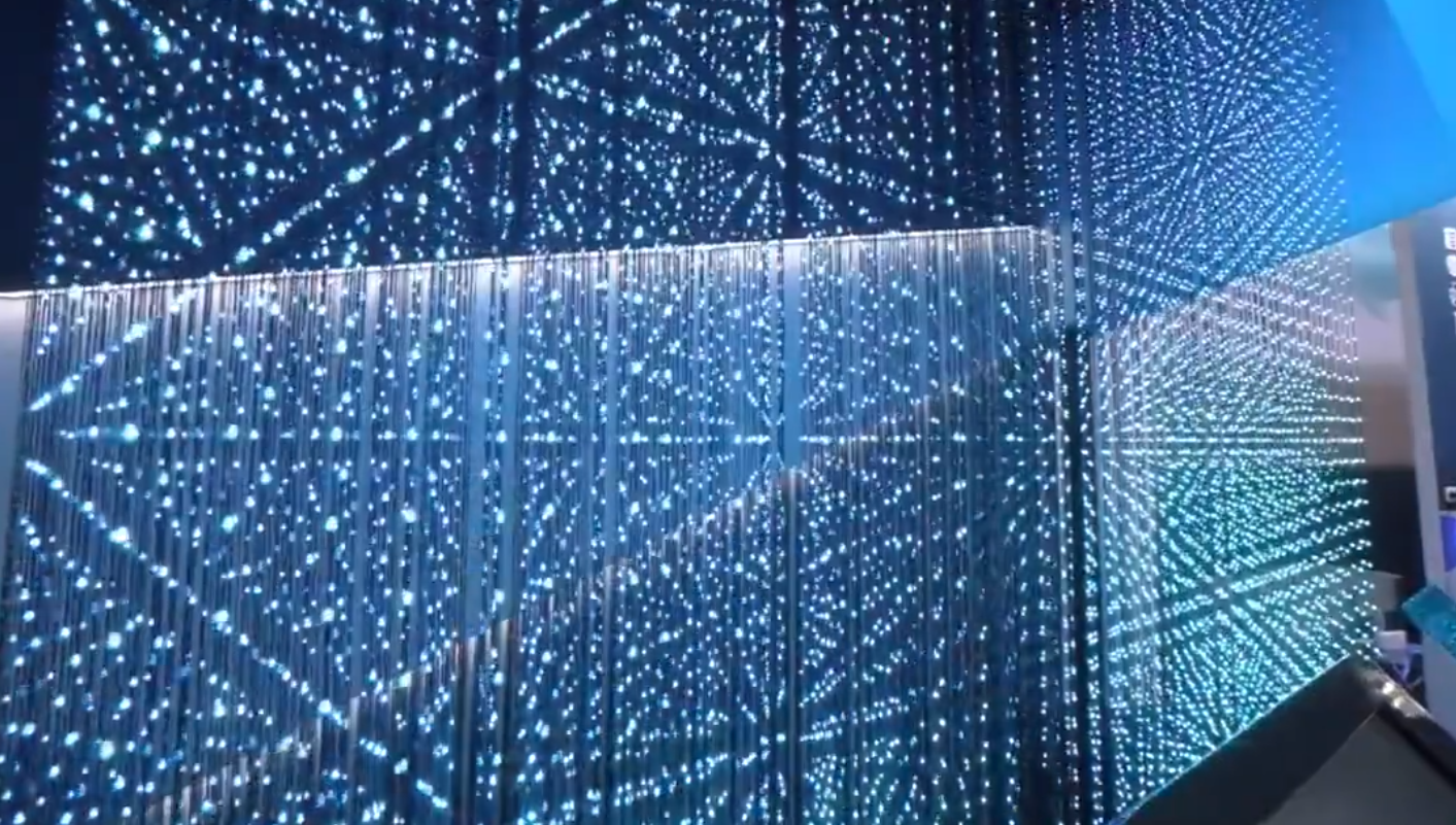 3d創(chuàng)意藝術燈光互動裝置