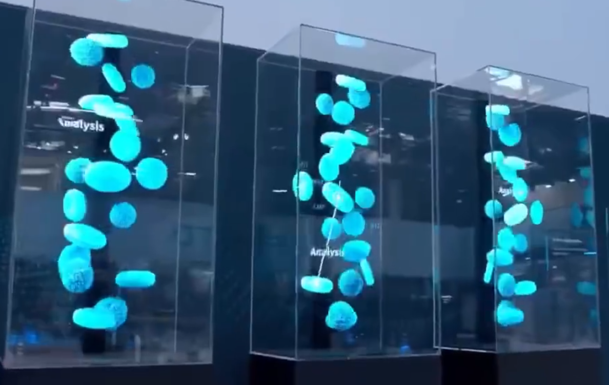 全息成像柜多媒體互動