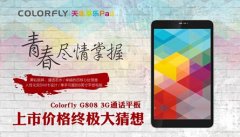 七彩虹G808猜價格活動引關注